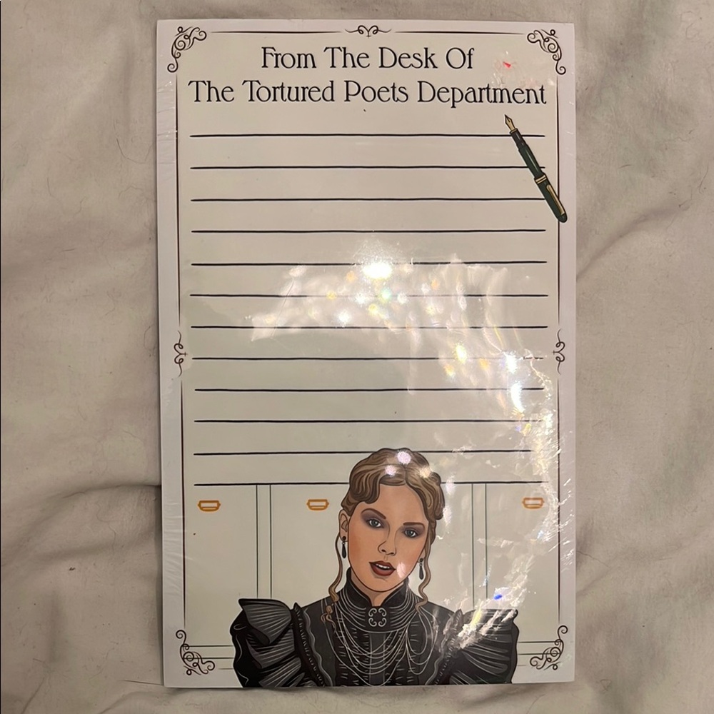 Taylor swift the tortured poets department note pad never used never opened